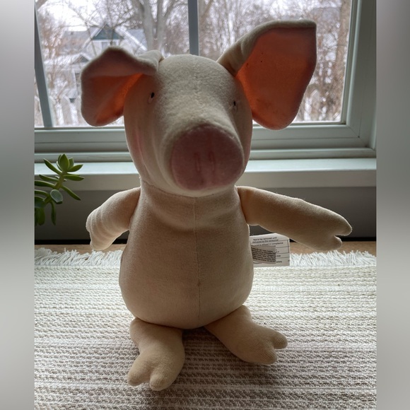 Vintage Hollie Hobby Toot and Puddle Pig 1997 Crocodile Creek plush stuffed toy - Picture 2 of 4